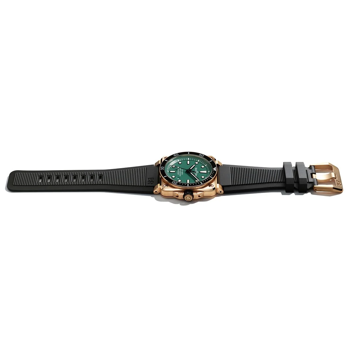 Bell & Ross柏莱士全新推出BR 03-92 Diver Black & Green Bronze青铜